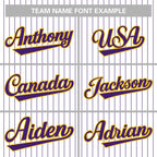 Custom Pinstripe Baseball Jerseys and Button-Down Shirts for Team Sports