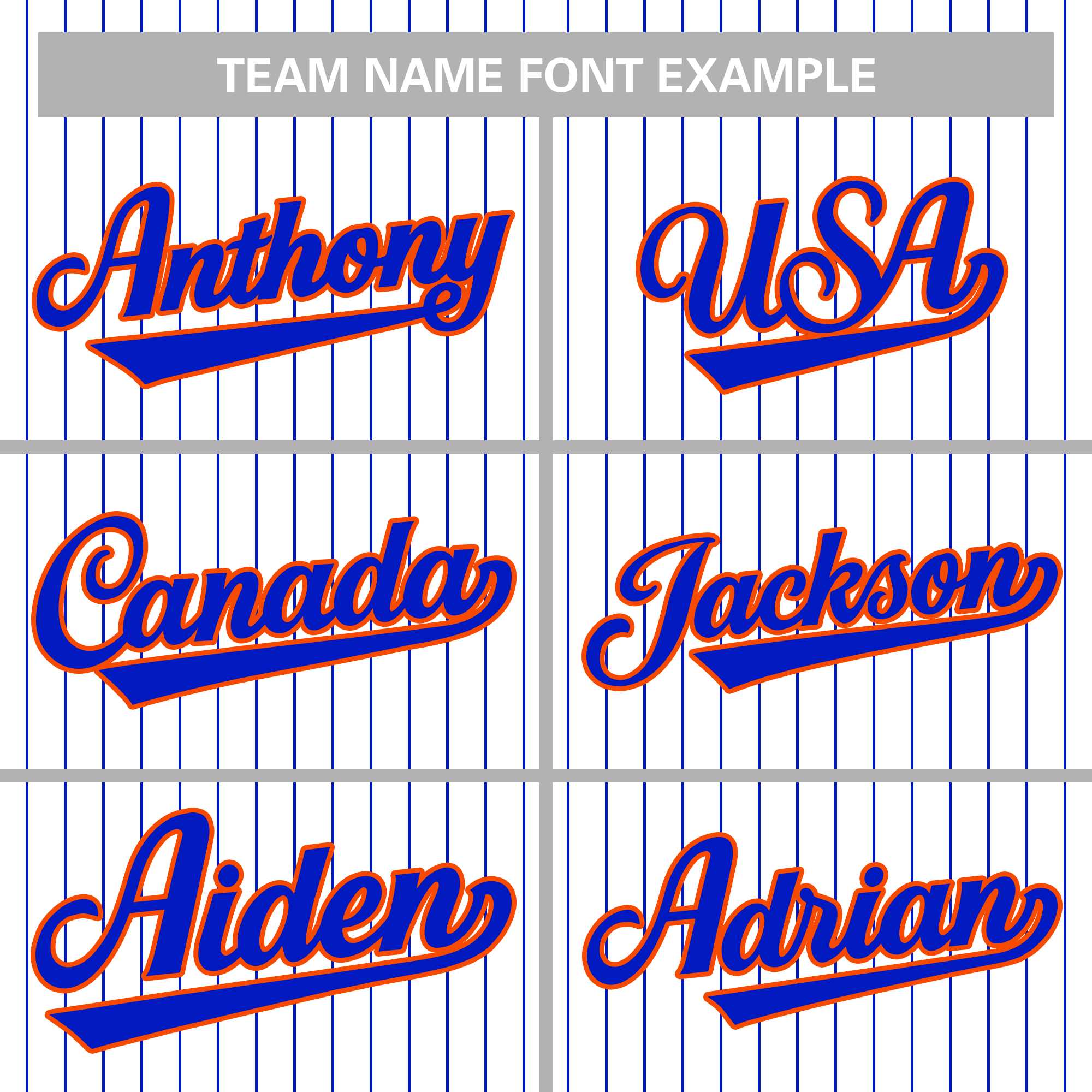 Custom Pinstripe Baseball Jerseys and Button-Down Shirts for Team Sports