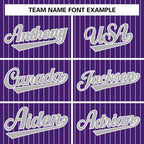 Custom Pinstripe Baseball Jerseys and Button-Down Shirts for Team Sports