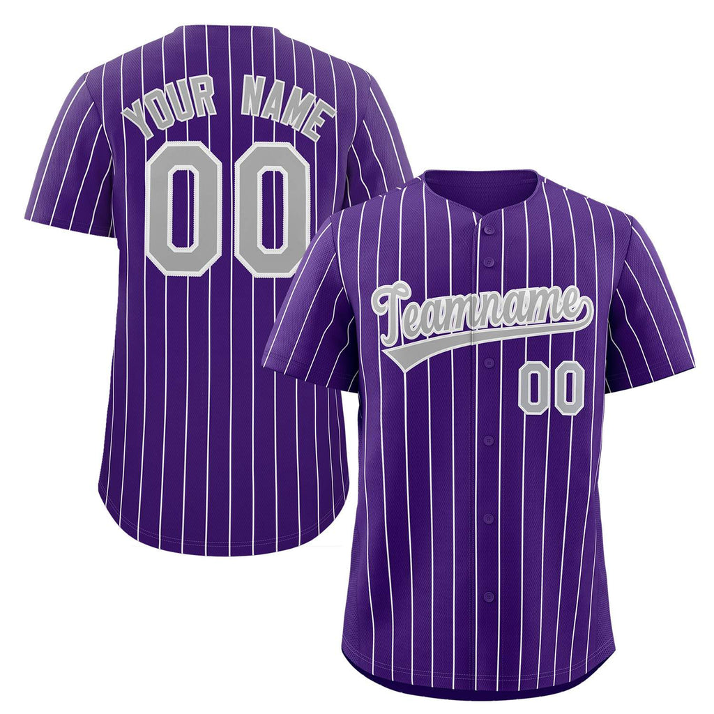 Custom Pinstripe Baseball Jerseys and Button-Down Shirts for Team Sports