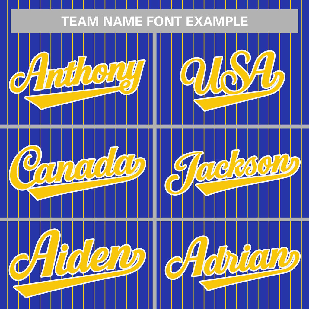 Custom Mens Personalized Pinstripe Baseball Jersey Team Sport Uniforms