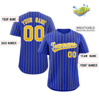 Custom Mens Personalized Pinstripe Baseball Jersey Team Sport Uniforms