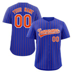 Custom Pinstripe Baseball Jerseys and Button-Down Shirts for Team Sports