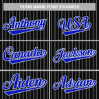 Custom Mens Personalized Pinstripe Baseball Jersey Team Sport Uniforms