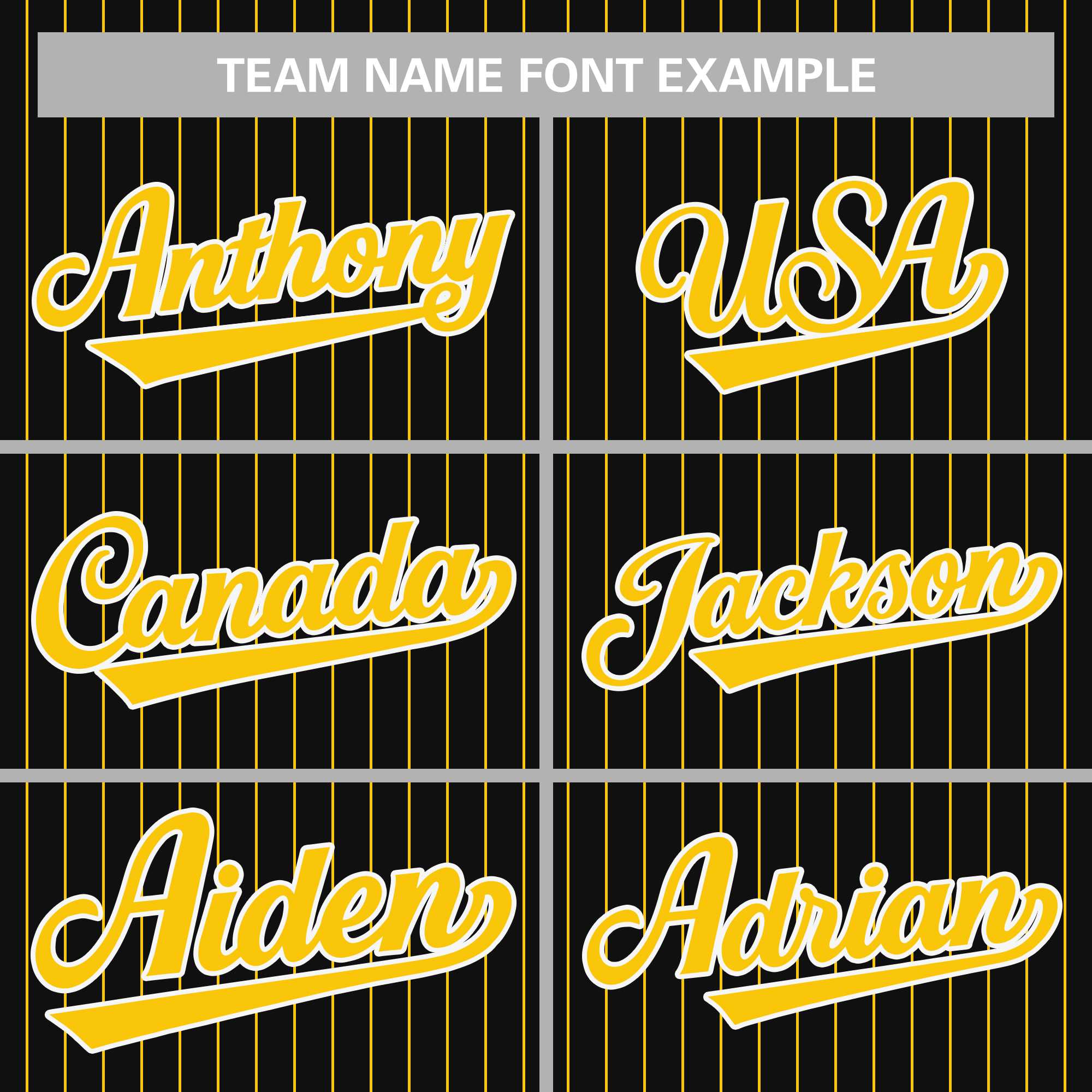 Custom Pinstripe Baseball Jerseys and Button-Down Shirts for Team Sports