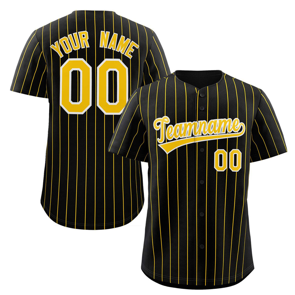Custom Pinstripe Baseball Jerseys and Button-Down Shirts for Team Sports