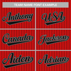 Custom Pinstripe Baseball Jerseys and Button-Down Shirts for Team Sports