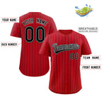 Custom Pinstripe Baseball Jerseys and Button-Down Shirts for Team Sports