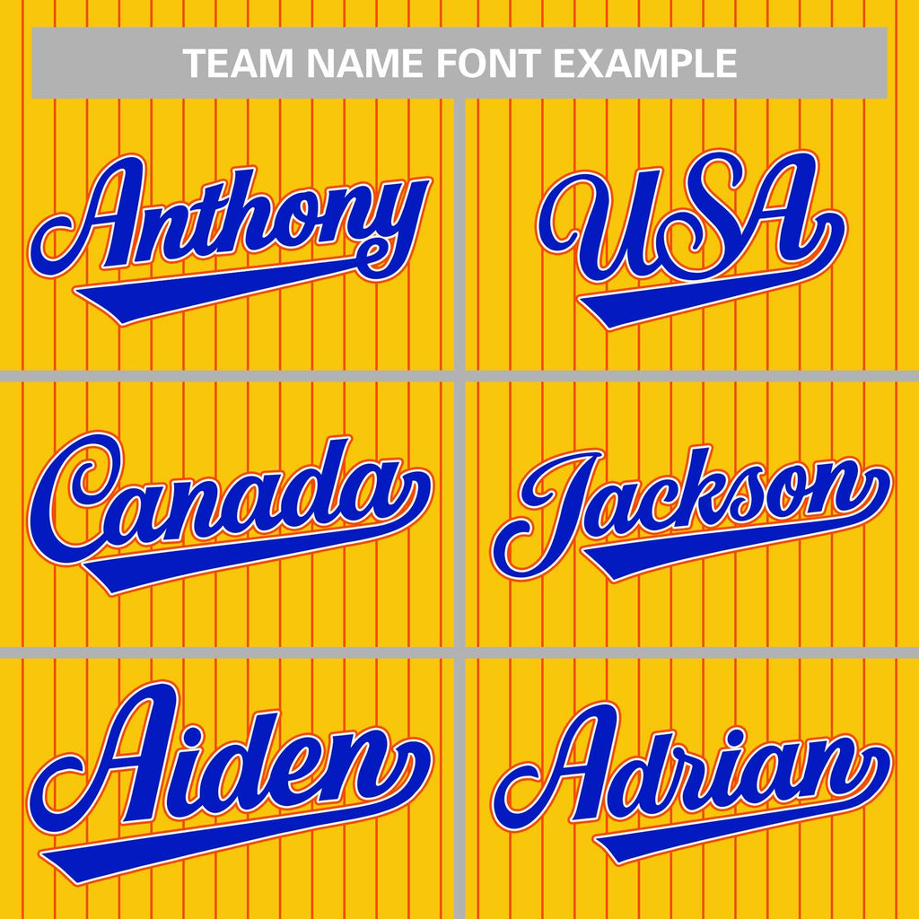 Custom Pinstripe Baseball Jerseys and Button-Down Shirts for Team Sports