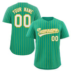 Custom Pinstripe Baseball Jerseys and Button-Down Shirts for Team Sports