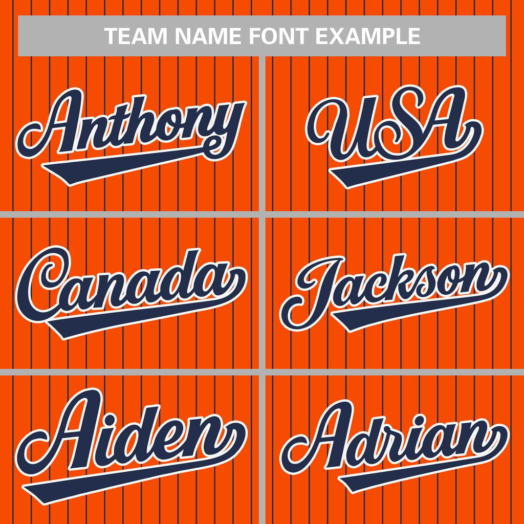 Custom Mens Personalized Pinstripe Baseball Jersey Team Sport Uniforms