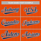 Custom Mens Personalized Pinstripe Baseball Jersey Team Sport Uniforms