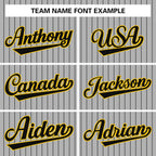 Custom Mens Personalized Pinstripe Baseball Jersey Team Sport Uniforms