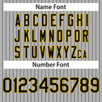 Custom Mens Personalized Pinstripe Baseball Jersey Team Sport Uniforms