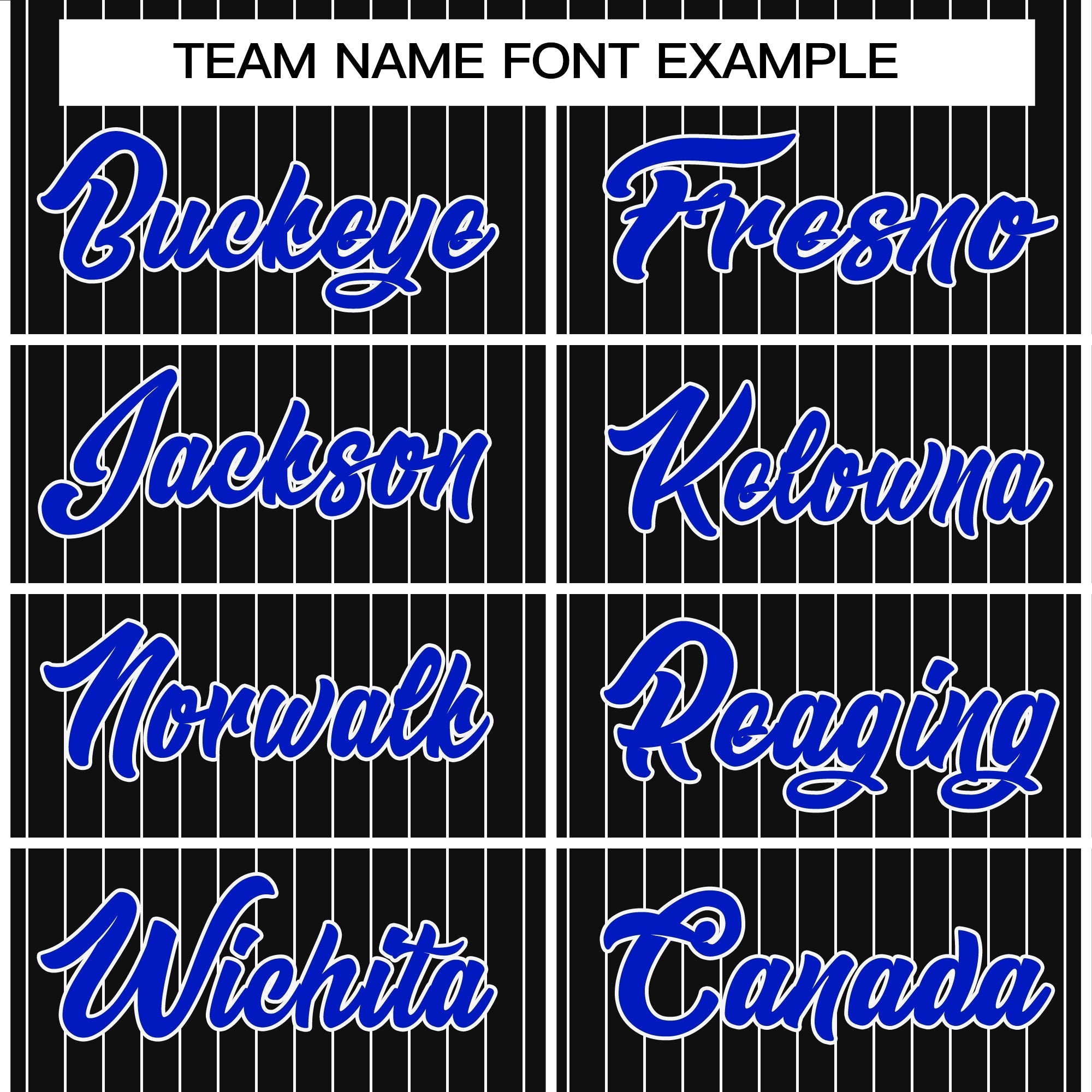 Custom Black Royal-White Stripe Fashion Authentic Baseball Jersey