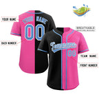 Custom Button Down Baseball Jersey Split Personalized Stitched Shirts for Adults/Youth