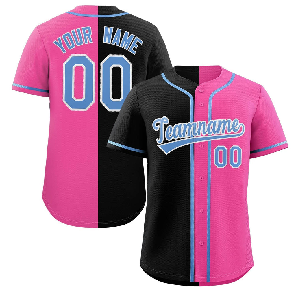 Custom Button Down Baseball Jersey Split Personalized Stitched Shirts for Adults/Youth