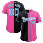 Custom Button Down Baseball Jersey Split Personalized Stitched Shirts for Adults/Youth