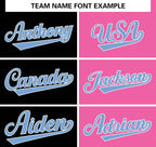 Custom Button Down Baseball Jersey Split Personalized Stitched Shirts for Adults/Youth