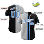 Custom Button Down Baseball Jersey Split Personalized Stitched Shirts for Adults/Youth