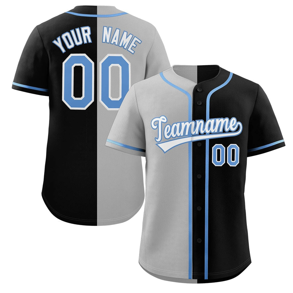 Custom Button Down Baseball Jersey Split Personalized Stitched Shirts for Adults/Youth