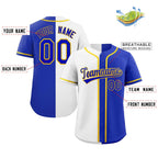 Custom Button Down Baseball Jersey Split Personalized Stitched Shirts for Adults/Youth