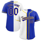 Custom Button Down Baseball Jersey Split Personalized Stitched Shirts for Adults/Youth