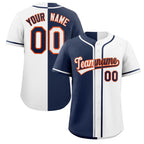 Custom Button Down Baseball Jersey Split Personalized Stitched Shirts for Adults/Youth
