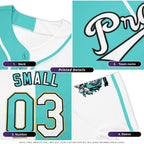 Custom Split Baseball Jersey Button Down Stitched Personalized Shirts for Adults/Boy