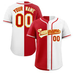 Custom Full Button Baseball Jersey Personalized Team Uniform Sports Split Shirts