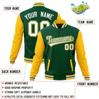 Custom Stitched Varsity Raglan Sleeves Letterman Baseball Jacket