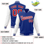 Custom Personalized Varsity Raglan Sleeves Letterman Baseball Jacket Stitched Name Number