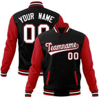 Custom Stitched Varsity Raglan Sleeves Letterman Baseball Jacket
