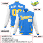 Custom Stitched Varsity Raglan Sleeves Letterman Baseball Jacket