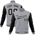 Custom Personalized Varsity Raglan Sleeves Letterman Baseball Jacket Stitched Name Number