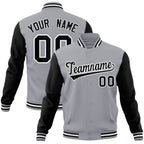 Custom Personalized Varsity Raglan Sleeves Letterman Baseball Jacket Stitched Name Number