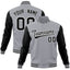 Custom Personalized Varsity Raglan Sleeves Letterman Baseball Jacket Stitched Name Number