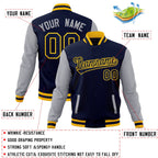 Custom Stitched Varsity Raglan Sleeves Letterman Baseball Jacket