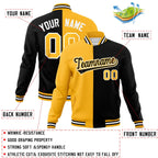 Custom Split Fashion Varsity Baseball Jacket Windbreaker Coats for Adults