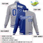 Custom Split Fashion Varsity Baseball Jacket Windbreaker Coats for Adults
