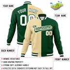 Custom Split Fashion Varsity Baseball Jacket Windbreaker Coats for Adults