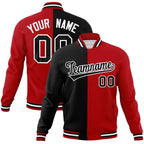 Custom Split Fashion Varsity Baseball Jacket Windbreaker Coats for Adults