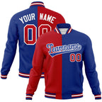 Custom Split Fashion Varsity Baseball Jacket Windbreaker Coats for Adults