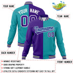 Custom Split Fashion Varsity Baseball Jacket Windbreaker Coats for Adults