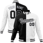 Custom Split Fashion Varsity Baseball Jacket Windbreaker Coats for Adults