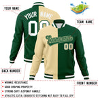 Custom Split Fashion Varsity Baseball Jacket Windbreaker Coats for Adults