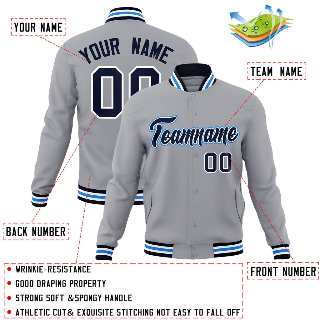Custom Fashion Varsity Baseball Jacket for Men Women Youth Stitched Name Number