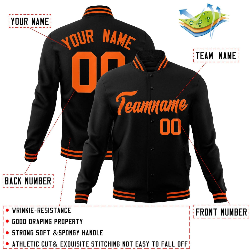 Custom Fashion Varsity Baseball Jacket for Men Women Youth Stitched Name Number