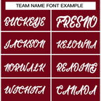 Custom Crimson White Classic Style Varsity Full-Snap Letterman Jacket