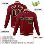 Custom Fashion Varsity Baseball Jacket for Men Women Youth Stitched Name Number